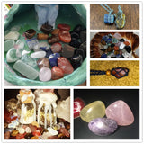 Natural Amethyst Rose Quartz Crystal Stones for Healing Pendant Decor