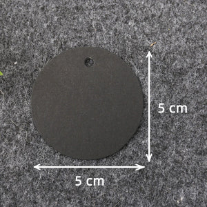 50/100pc Paper Blank Hang Tag Jewelry Label for Gift Favor