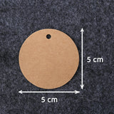 50/100pc Paper Blank Hang Tag Jewelry Label for Gift Favor