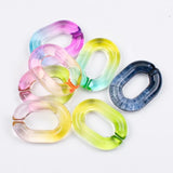 Transparent Gradient Acrylic Chain Link - DIY Jewelry Making Supplies