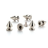 8x12mm Rivet Studs Spots Cone Punk Spikes DIY