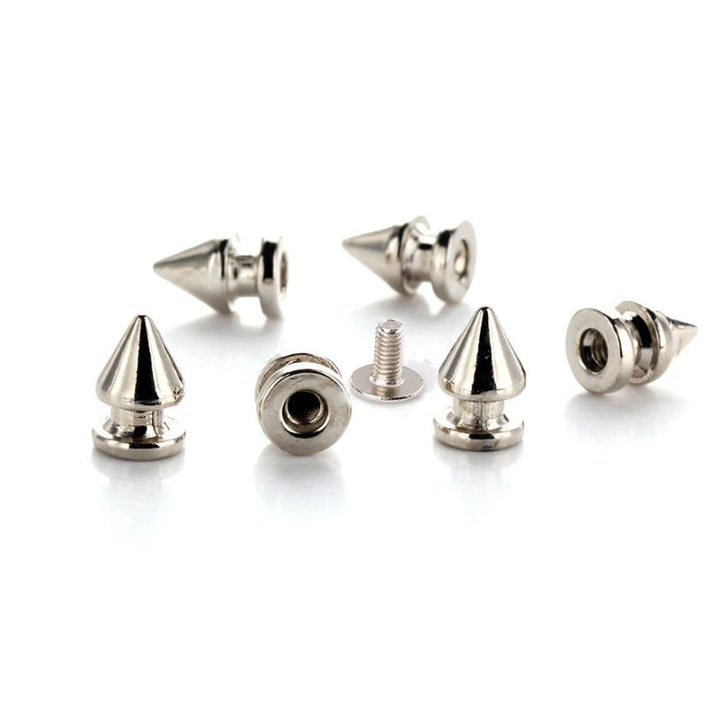 8x12mm Rivet Studs Spots Cone Punk Spikes DIY