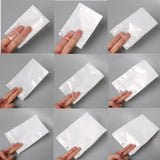 9size Ziplock Bags Jewelry Packaging Poly Bag with Hang Hole