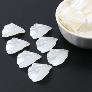 Acrylic Shell Leaves Pendant Conch Shell for Jewelry Making