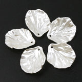 Acrylic Shell Leaves Pendant Conch Shell for Jewelry Making