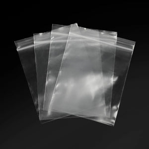 Bulk Transparent Zip lock Jewelry Storage Bags Poly Clear OPP Bags
