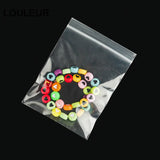 Bulk Transparent Zip lock Jewelry Storage Bags Poly Clear OPP Bags