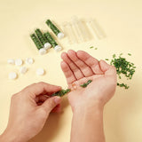 50-100pcs Clear Plastic Tubes Vials Beads Containers Small Empty Storage Box