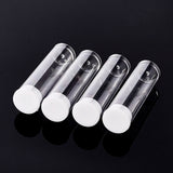 50-100pcs Clear Plastic Tubes Vials Beads Containers Small Empty Storage Box