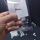 Clear Self Adhesive Seal Plastic Bag with Hang Hole - 50/100pcs