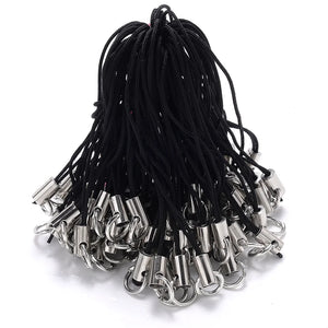 Polyester Cord With Jump Ring Lanyard Rope for DIY Keychain Charms