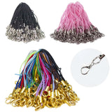 Colorful Lobster Clasp Lanyard for DIY Keychain Key Fob Mobile P