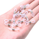 Silicone Rubber Ring Eyeglasses Chain Retainer Ends Non Slip DIY Eyewear
