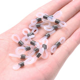 Silicone Rubber Ring Eyeglasses Chain Retainer Ends Non Slip DIY Eyewear