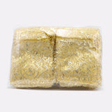 50/100pcs Eyelash Organza Pouches 9x12cm Champagne Gift Bags Wedding Favor