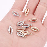 Seashell Charms Beads Bohemian Cowrie Conch Shells 10x18mm Pendant