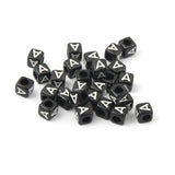 Acrylic Letter Beads A-Z Square Spacer for Jewelry Making DIY 6*6mm 10*10mm
