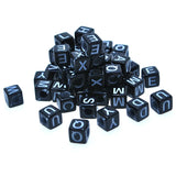 Acrylic Letter Beads A-Z Square Spacer for Jewelry Making DIY 6*6mm 10*10mm