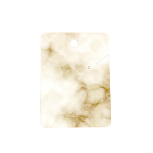 Marbled Paper Earring Display Cards with Self-Seal Bags - DIY Packing Cards