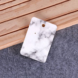 Marbled Paper Earring Display Cards with Self-Seal Bags - DIY Packing Cards
