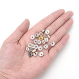 Rhinestone Spacer Beads Mix Crystal Metal Spacers for Jewelry Making DIY