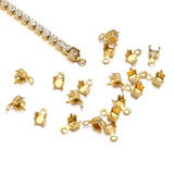 Stainless Steel Clasps Cords End Clip Tip for DIY Jewelry Making Supplies