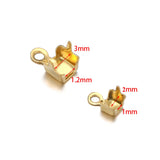 Stainless Steel Clasps Cords End Clip Tip for DIY Jewelry Making Supplies