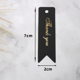 50-100pcs Swallowtail Thank You Tags Paper Cards Jewelry Gift DIY Wrapping