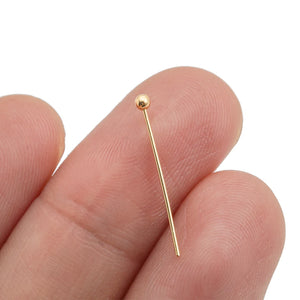 Plated Pins Ball Head Needle for DIY Jewelry Making