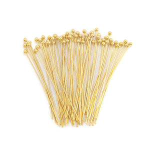 Plated Pins Ball Head Needle for DIY Jewelry Making