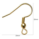 50-100pcs Stainless Steel Earring Clasp Hooks DIY Jewelry Making Accessories
