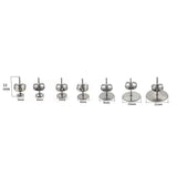 Stainless Steel Post Earring Studs Base Pins Lot for DIY Jewelry Making