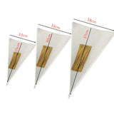 50/100pcs Triangle Gift Bags Cones Transparent Plastic Bag Candy Bags Kids Party