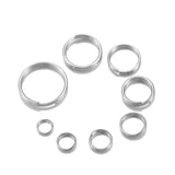 50-200Pcs Open Jump Rings Double Loops Split Rings for Jewelry Making