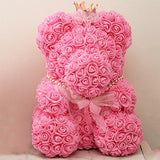 50-200pcs PE Foam Rose Artificial Flower Heads DIY Teddy Bear Roses Scrapbooking