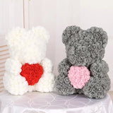 50-200pcs PE Foam Rose Artificial Flower Heads DIY Teddy Bear Roses Scrapbooking