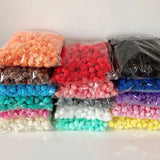 50-200pcs PE Foam Rose Artificial Flower Heads DIY Teddy Bear Roses Scrapbooking