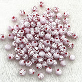 Frost Cracked Acrylic Beads 8mm Round Spacer DIY Jewelry Making Bracelets