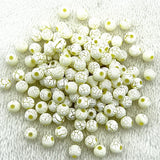 Frost Cracked Acrylic Beads 8mm Round Spacer DIY Jewelry Making Bracelets