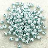 Frost Cracked Acrylic Beads 8mm Round Spacer DIY Jewelry Making Bracelets