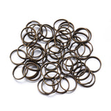 50-200pcs Double Loops Jump Rings Split Rings 4-16mm Connectors