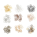 50-200pcs Jump Rings 3-20mm Metal DIY Jewelry Findings Split Ring Lot