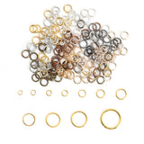 50-200pcs Jump Rings 3-20mm Metal DIY Jewelry Findings Split Ring Lot