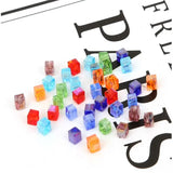 Square Austrian Crystal Beads Spacer 2 3 4 6mm Transparent Loose Beads