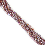 Square Austrian Crystal Beads Spacer 2 3 4 6mm Transparent Loose Beads
