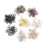 50-200pcs DIY Jewelry Findings Jump Rings Split Rings 4mm 6mm 8mm