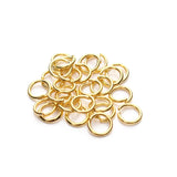 50-200pcs DIY Jewelry Findings Jump Rings Split Rings 4mm 6mm 8mm