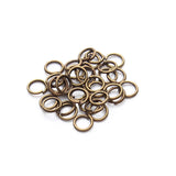 50-200pcs DIY Jewelry Findings Jump Rings Split Rings 4mm 6mm 8mm