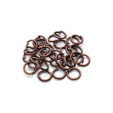 50-200pcs DIY Jewelry Findings Jump Rings Split Rings 4mm 6mm 8mm