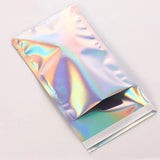 Holographic Rainbow Foil Mailing Envelope Large Self Adhesive Bags